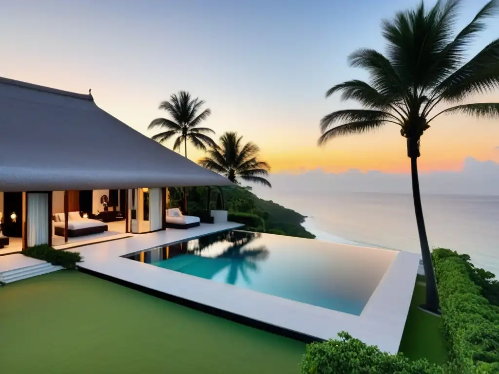 Villa de lujo frente al mar: exclusividad y relajación Alquiler vacacional de lujo frente al mar, con piscina infinity y atardecer espectacular