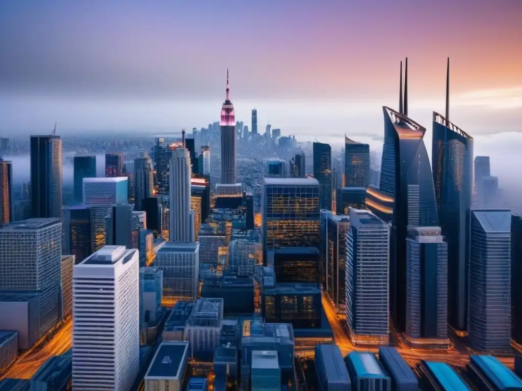 Metrópolis futurista en ultra alta definición: edificios vanguardistas y calles vibrantes con vehículos autónomos y peatones Ambiente urbano futurista con edificios modernos y calles llenas de vehículos autónomos y peatones