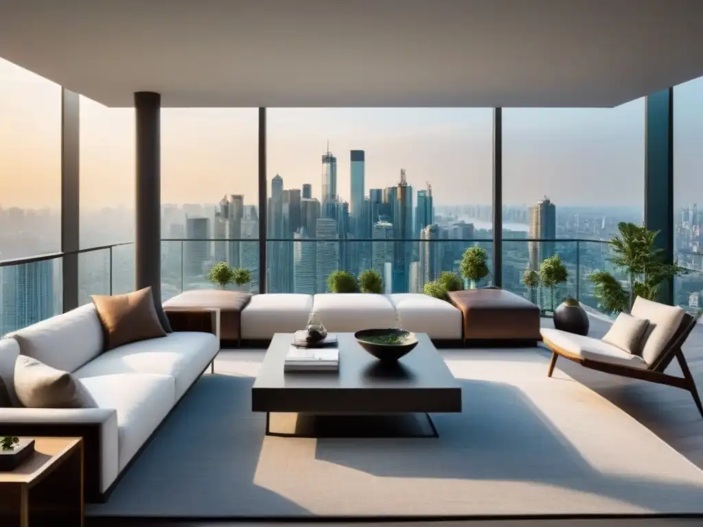 Penthouse de lujo con vista panorámica en la ciudad Apartamento de lujo con vista panorámica de la ciudad para familias expatriadas en mercado inmobiliario