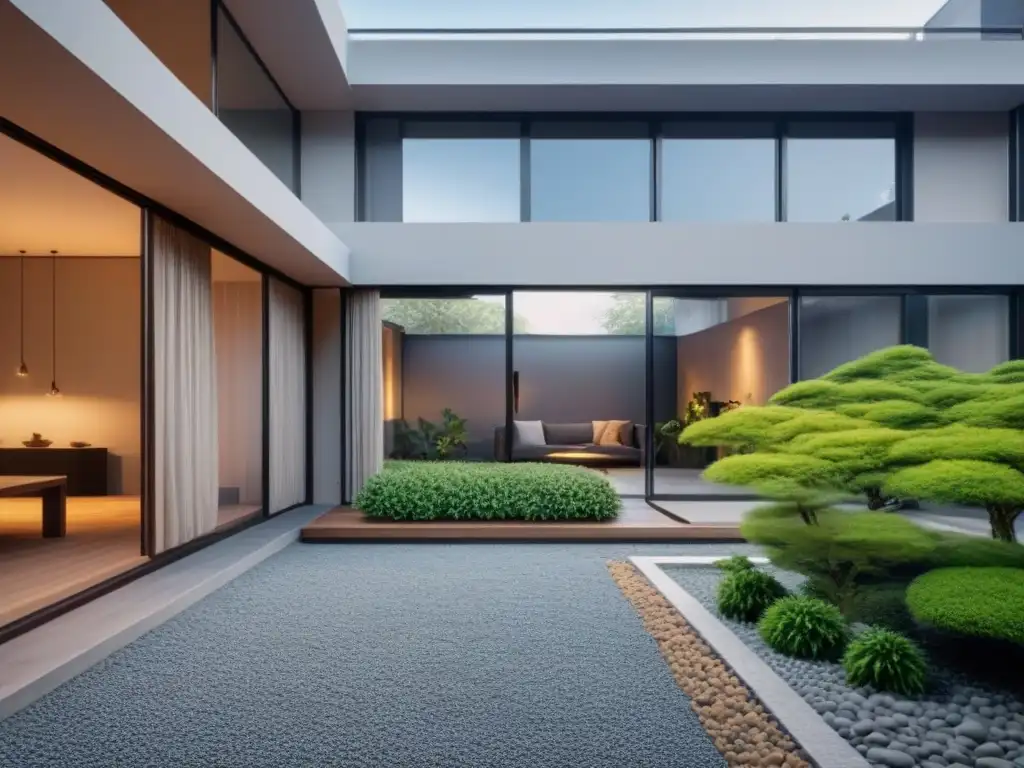 Arquitectura japonesa minimalista en edificio residencial moderno Arquitectura residencial moderna con minimalismo japonés diseño residencial global
