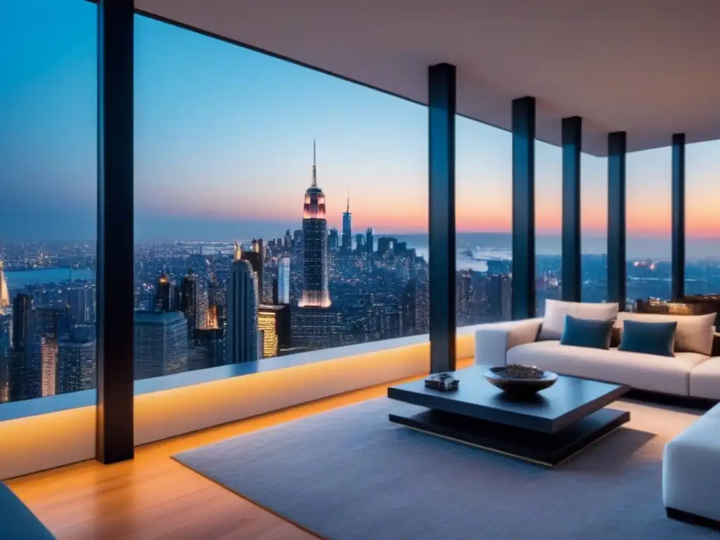 Penthouse de lujo con vistas panorámicas en la ciudad Ático moderno de lujo con vista a la ciudad y diseño sofisticado, ideal para financiamiento residencial global para inversores