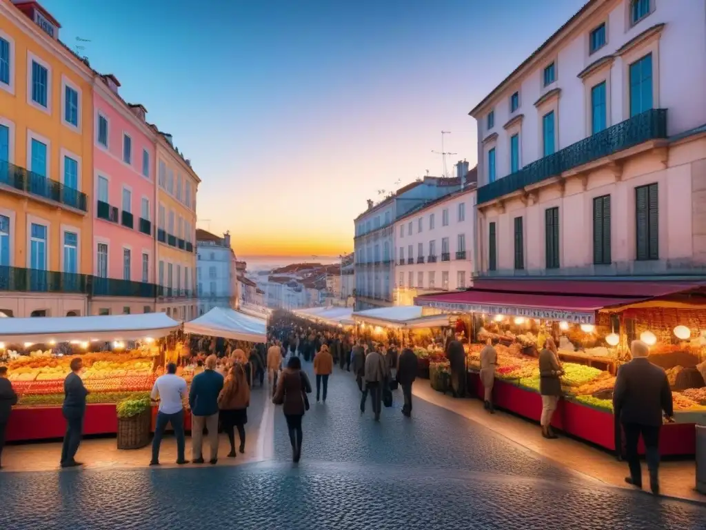 Vibrante Lisboa: pasado histórico y futuro moderno Atmósfera única en las calles de Lisboa, estrategias inversión mercado inmobiliario Lisboa