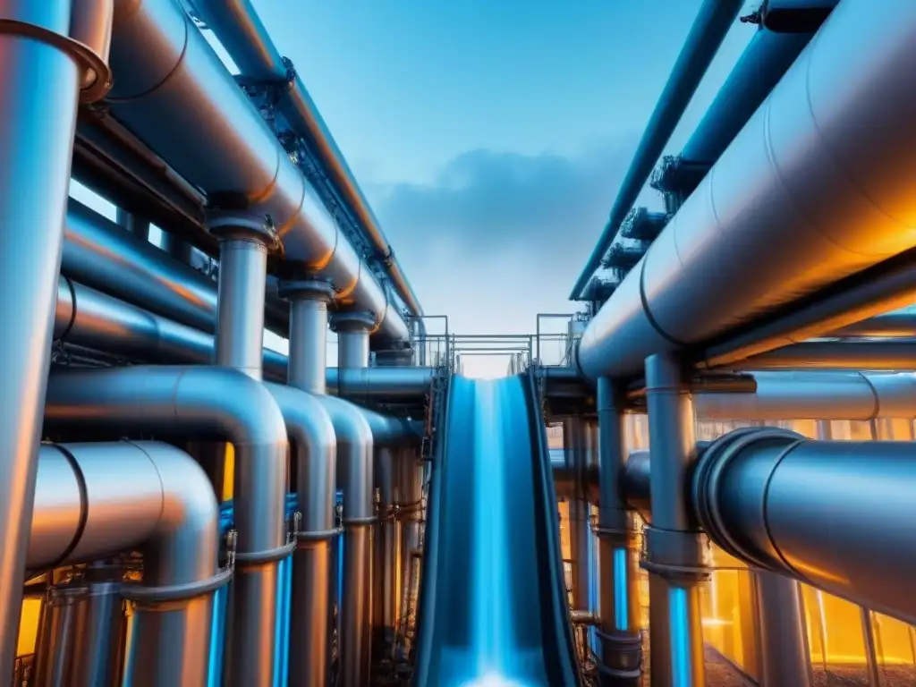 Avanzadas tecnologías de reciclaje de agua en edificio moderno