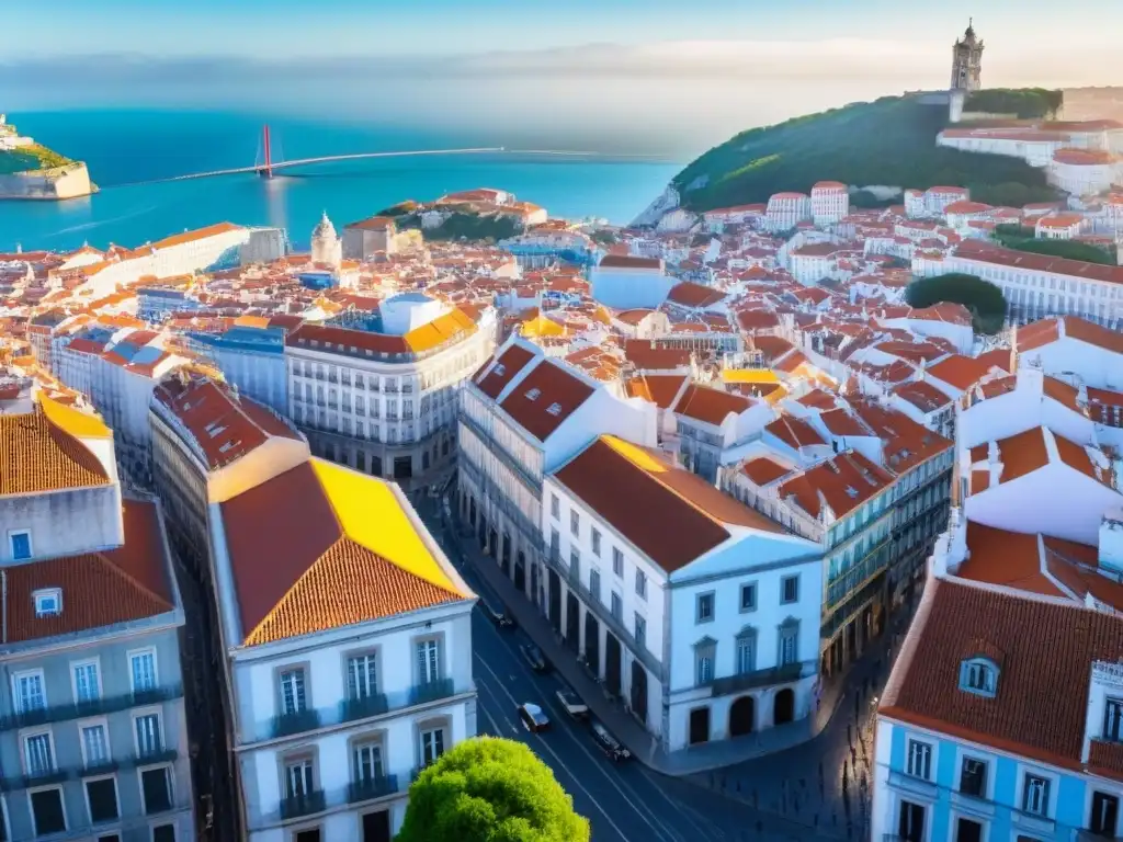 Encanto lisboeta: mezcla histórica y moderna en Portugal Descubre la belleza de Lisboa, Portugal con su arquitectura tradicional y moderna