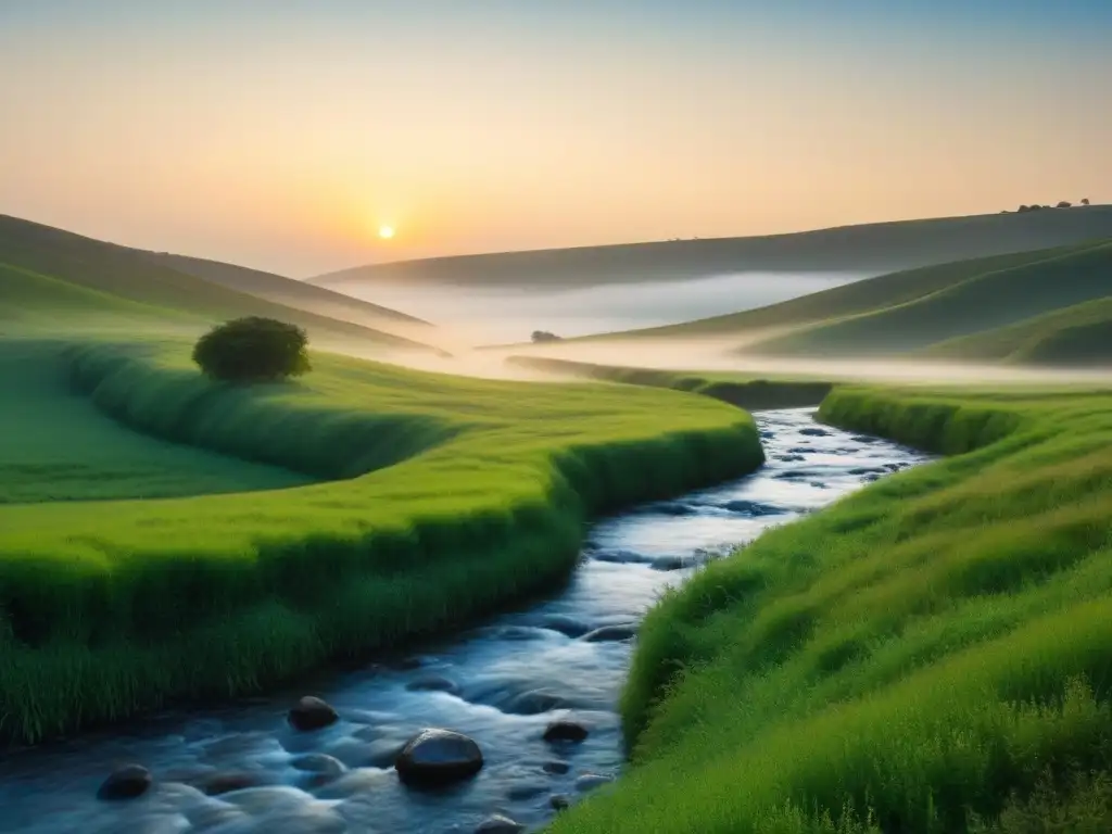 Majestuoso amanecer en paisaje virgen: potencial de inversión Descubre la belleza de Inversión terrenos sin desarrollar riesgos en un paisaje virgen al amanecer