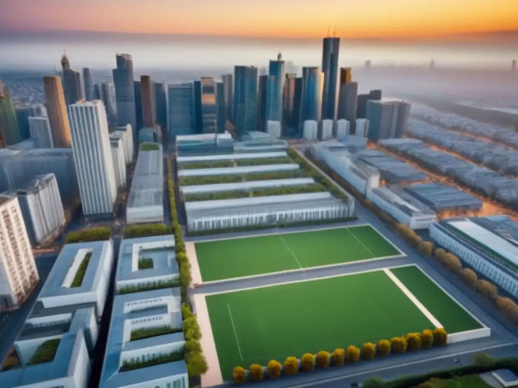 Metrópolis vibrante: oportunidades en propiedades mixtas Invertir en bienes raíces internacionales: Una ciudad moderna y vibrante con propiedades mixtas y energía dinámica