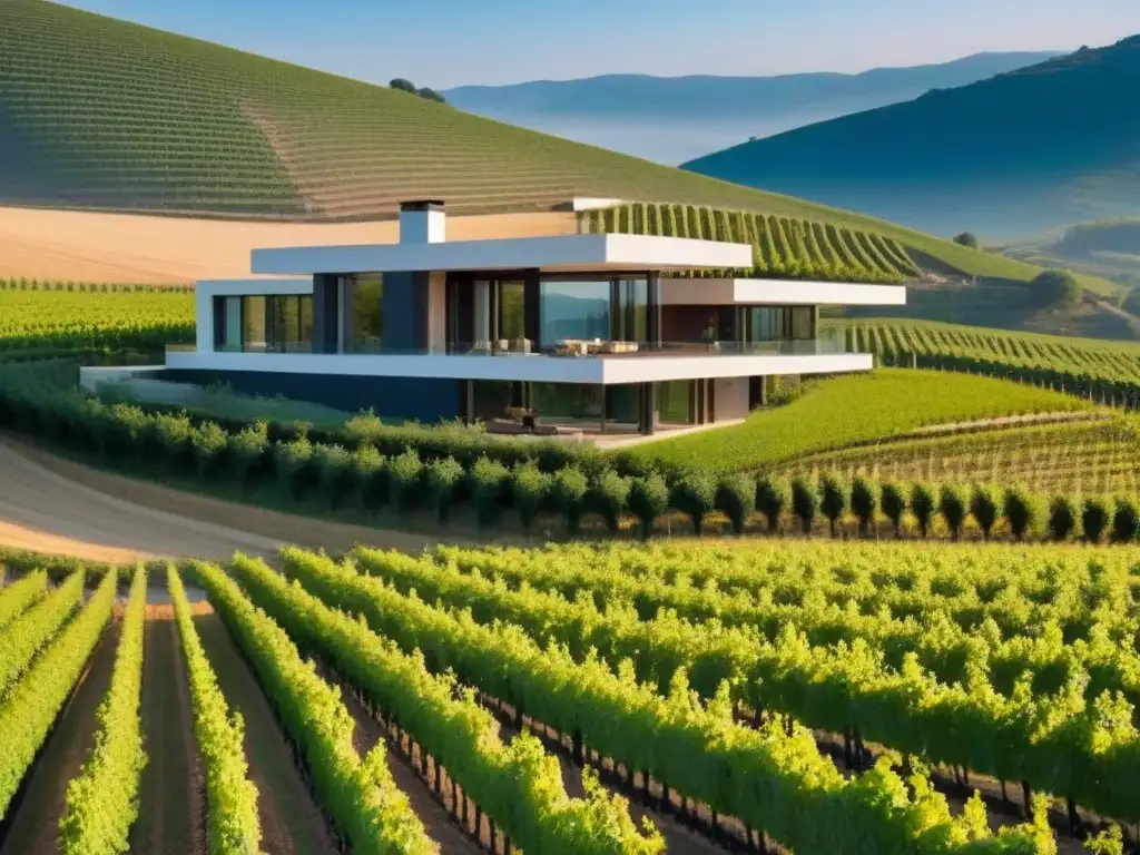 Residencia exclusiva en viñedo de lujo Una casa exclusiva en viñedo internacional, con diseño moderno y elegante, rodeada de naturaleza exuberante