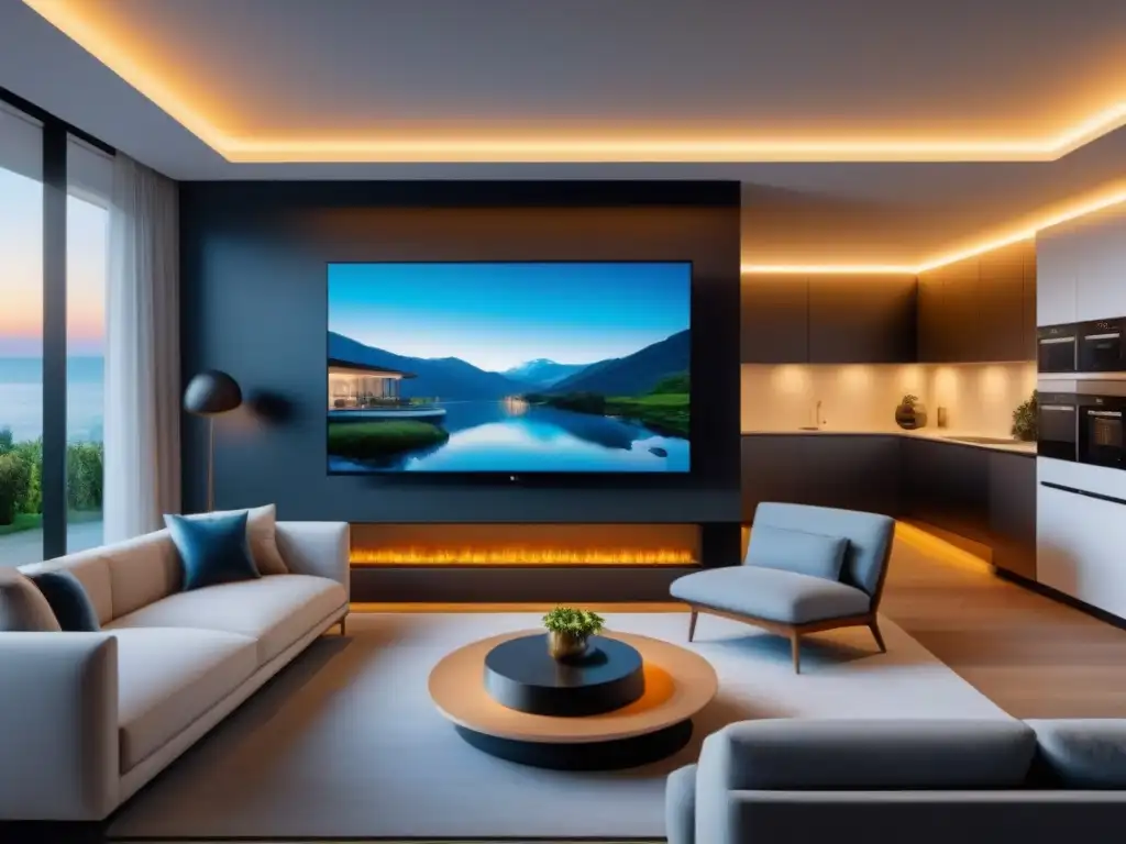 Smart Home de Lujo en Norteamérica: IoT Integrado Una casa inteligente de lujo en Norteamérica con IoT