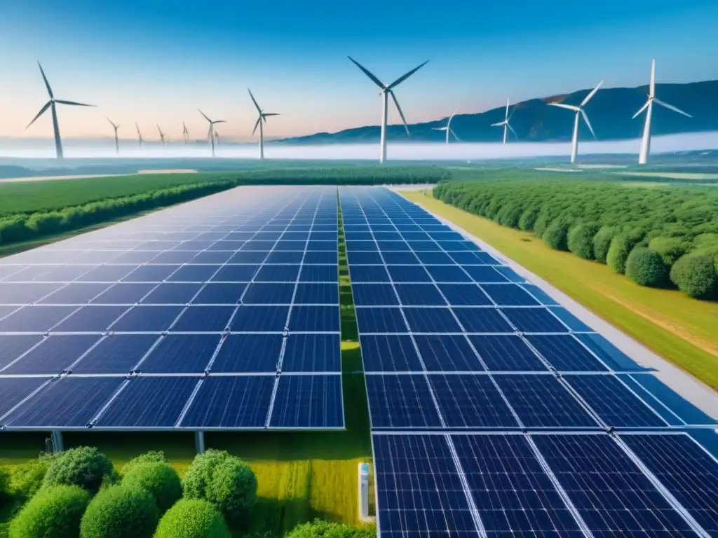 Centro de datos sostenible: tecnología y naturaleza en armonía Un centro de datos sostenible en armonía con energías renovables y la naturaleza