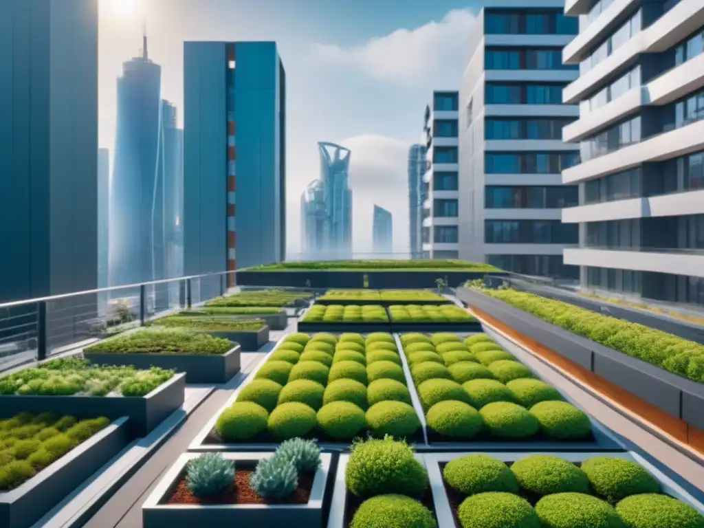 Cityscape futurista: complejos de vivienda asequible y sostenible Una ciudad futurista con viviendas asequibles integradas en un entorno urbano innovador