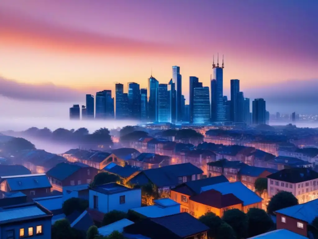 Metrópolis resiliente: luces y sombras en el mercado inmobiliario global Una ciudad vibrante y decadente, reflejo de la crisis en inversiones inmobiliarias internacionales durante crisis