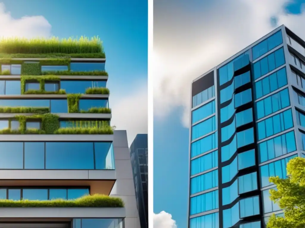 Comparación detallada: Edificio LEED vs Comparativa certificación LEED BREEAM: Detalles de edificios ecoamigables, tecnologías verdes y análisis de costos