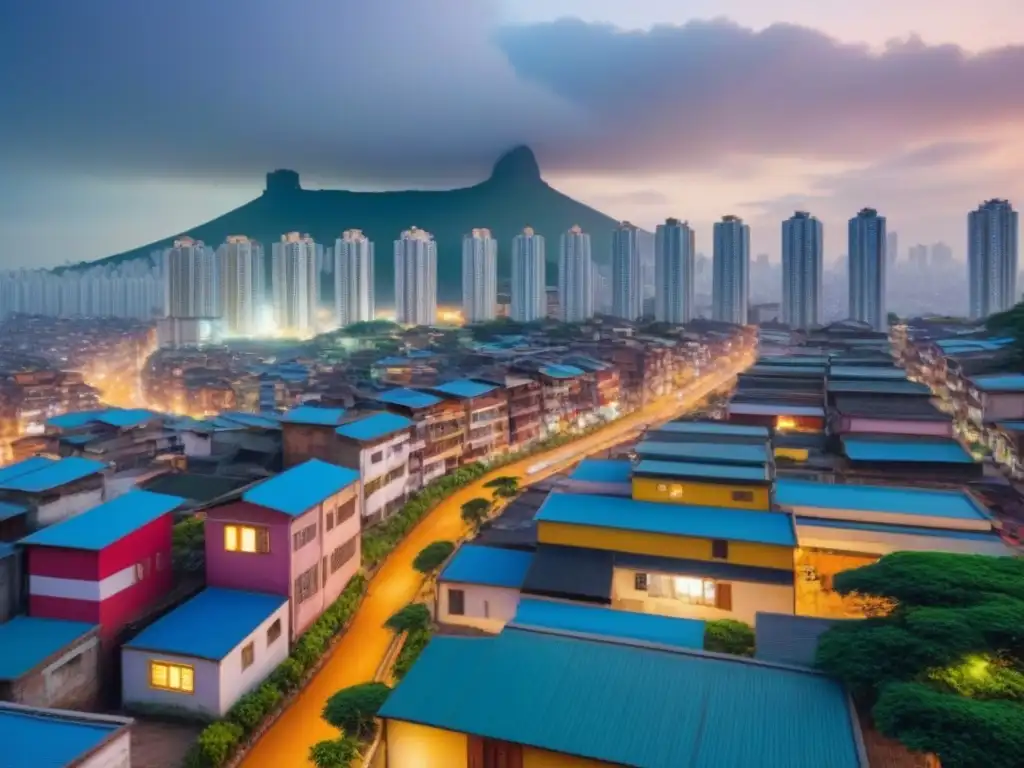 Cityscapes: Viviendas del Mundo en Asia, África y América Latina Comparativa de políticas de vivienda en mercados internacionales, reflejada en una bulliciosa escena urbana de Asia, África y América Latina