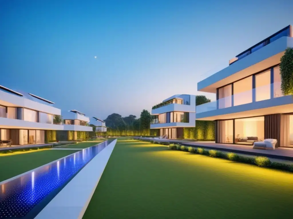 Complejo residencial futurista con diseño innovador y ecoamigable 'Complejo residencial futurista con diseño innovador y ecoamigable, tendencias hipotecas residenciales 2023'