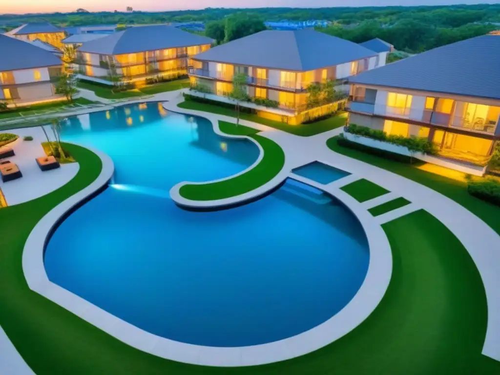 Inversión rentable: Complejo residencial moderno con amenidades Complejo residencial moderno con arquitectura elegante, zonas verdes y piscina