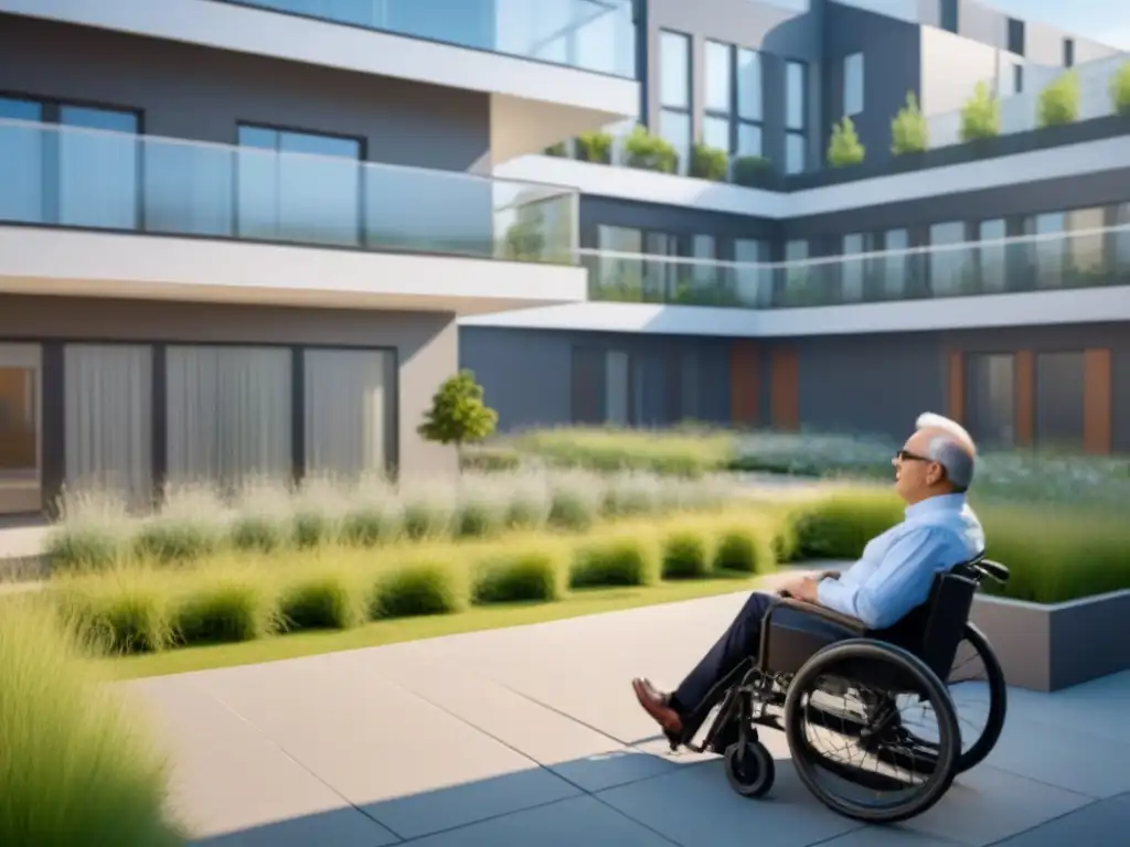 Complejo residencial inclusivo: diseño universal y comunidad diversa Un complejo de viviendas moderno con diseño universal y oportunidades de inversión