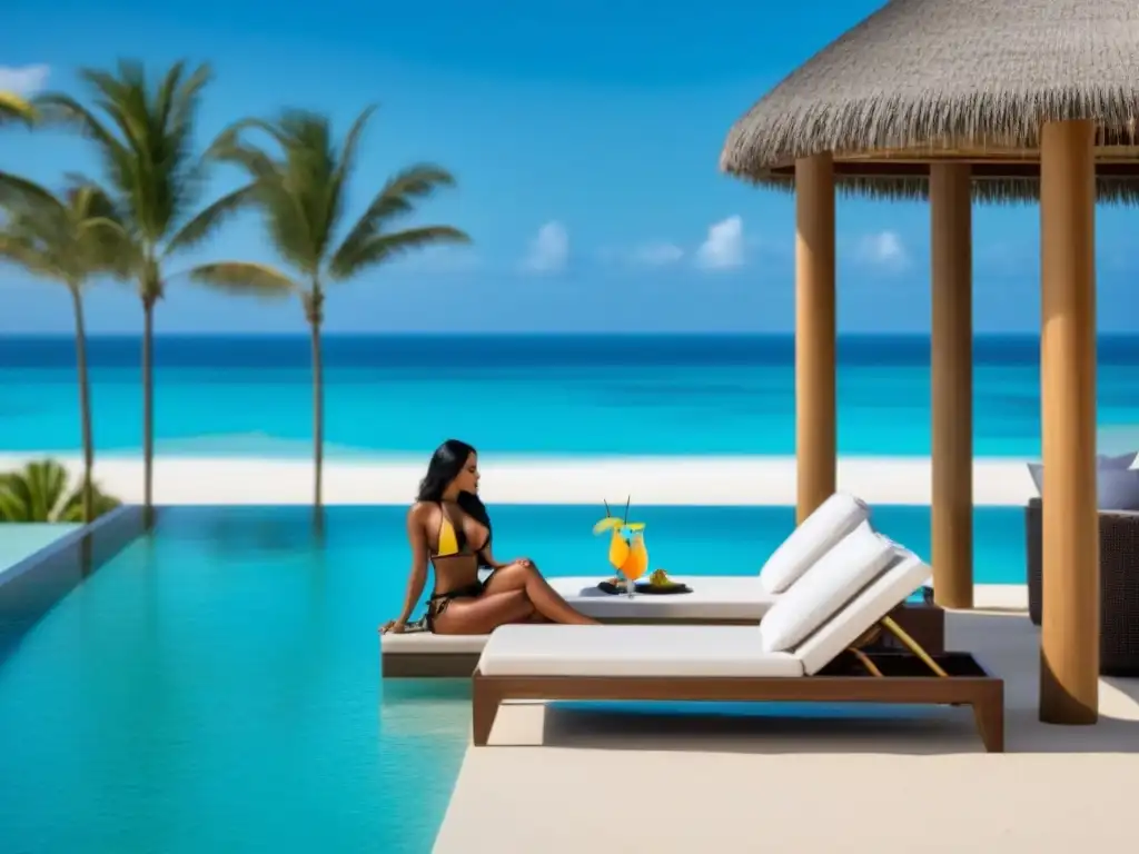 Resort de lujo frente al mar: negociaciones exclusivas Compra propiedad tiempo compartido internacional en lujoso resort frente al mar con piscinas infinitas y elegante diseño moderno