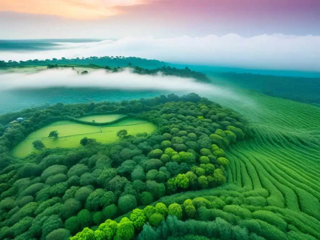Contraste natural: desarrollo humano en tierra virgen Contraste entre naturaleza y construcción en terreno sin desarrollar, Consejos compra terrenos sin desarrollar