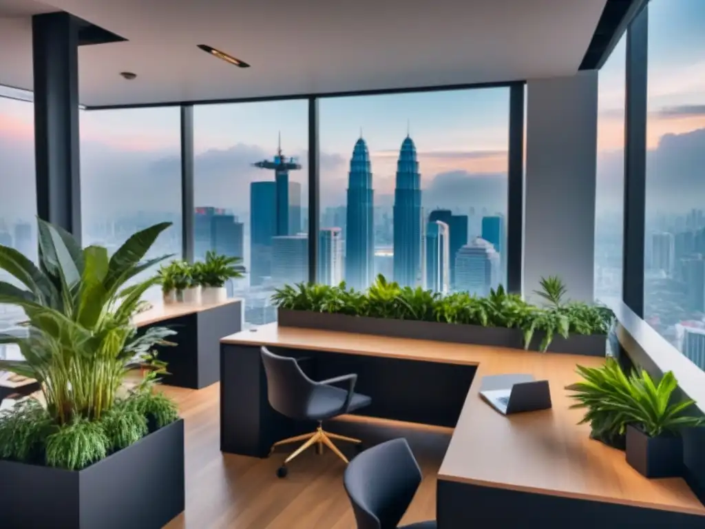 Coworking de vanguardia en Asia: innovación y creatividad Innovación y creatividad en un espacio de trabajo asiático con tendencias de mercado