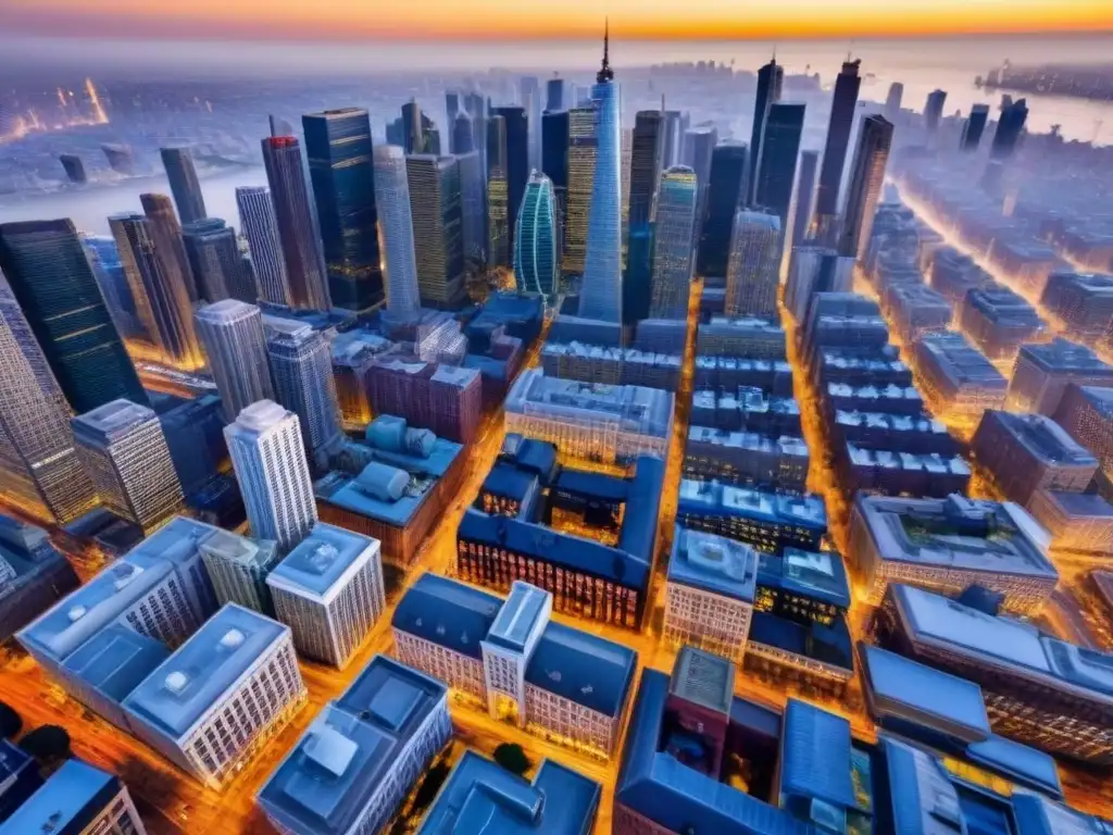 Contraste urbano: Historia y modernidad en la arquitectura de la ciudad Desafíos sinergias postfusión inversión inmobiliaria: mezcla única de arquitectura moderna y tradicional en una ciudad vibrante