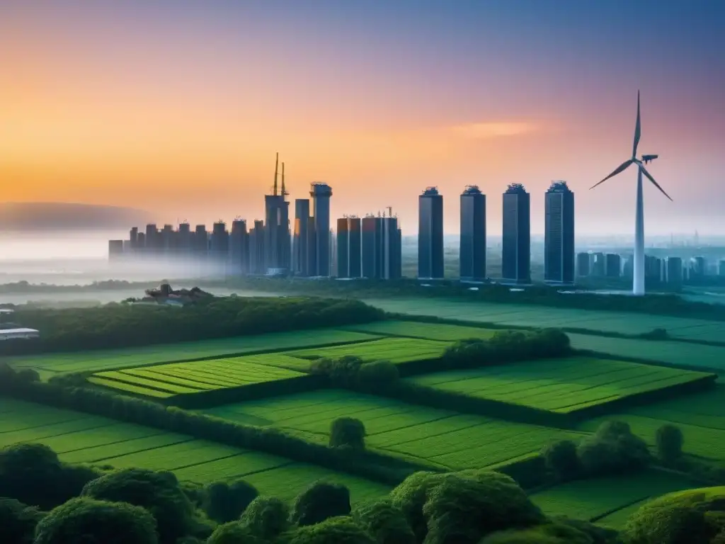 Deslumbrante ciudad futurista ecofriendly con ventajas fiscales propiedades verdes