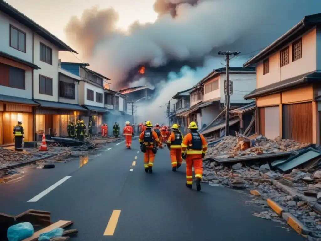 Después del terremoto en Japón: caos y solidaridad Después del terremoto en Japón de 2011, emergencia y caos en la ciudad