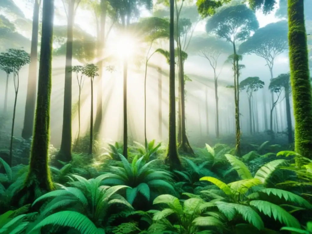 Selva exuberante: belleza natural y ecosistema diverso en 8k Explora destinos turísticos ecológicos internacionales en un exuberante y vibrante dosel de selva tropical