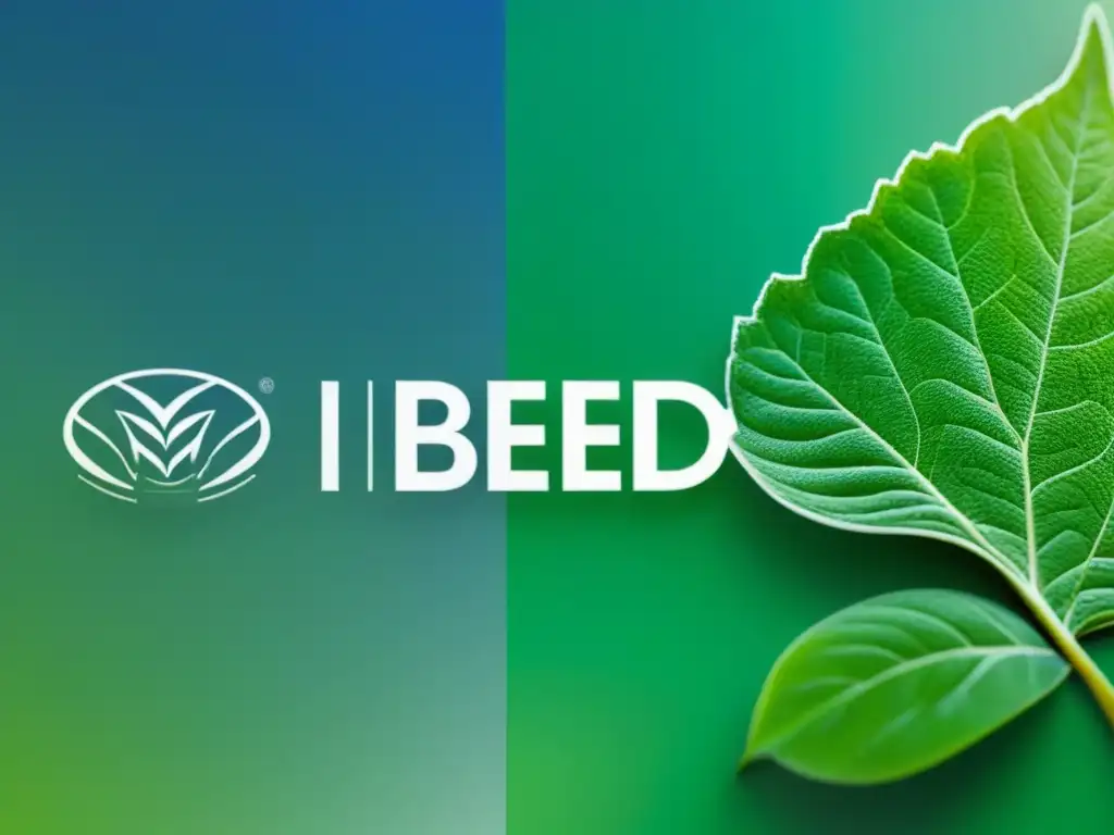Comparativa detallada: LEED vs Comparación detallada de los logos de certificaciones LEED y BREEAM internacionales, con elementos modernos y ecológicos
