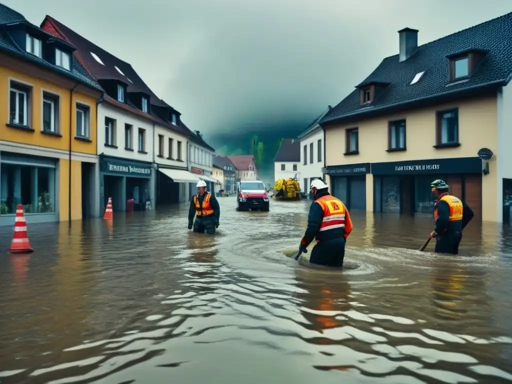 Inundación en Alemania 2013: Impacto en negocios locales Devastadora inundación en Alemania en 2013, negocios afectados
