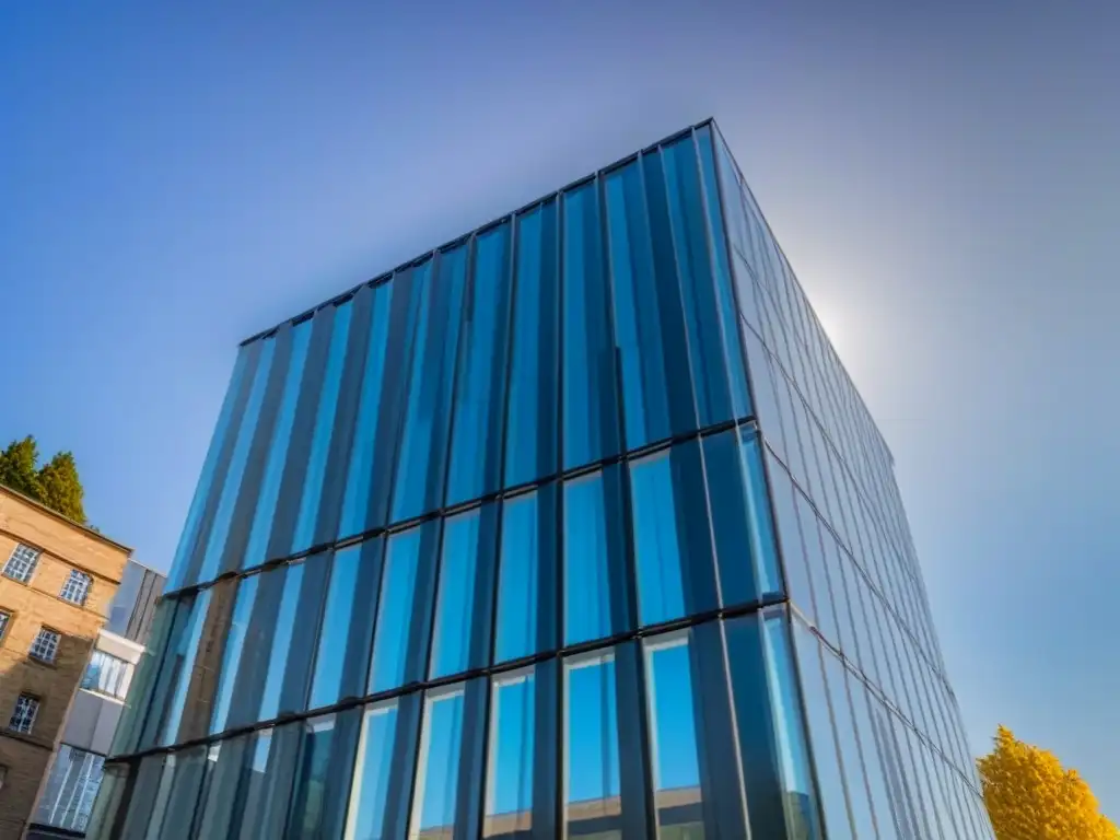 Edificio moderno con innovación en seguridad eléctrica Edificio moderno cumpliendo normativas seguridad eléctrica inmuebles internacionales