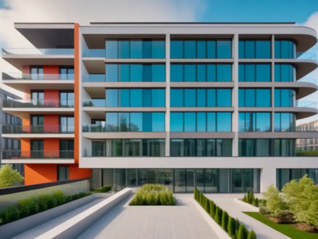 Edificio universitario de diseño moderno en ciudad vibrante Edificio moderno en zona universitaria con potencial en propiedades inmobiliarias rentables áreas universitarias