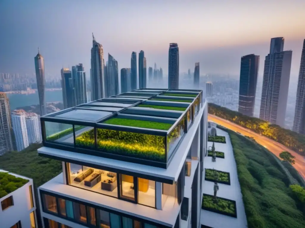 Edificio de lujo renovado en ciudad internacional Edificio renovado en ciudad internacional, reflejando modernidad y rentabilidad en mercado inmobiliario