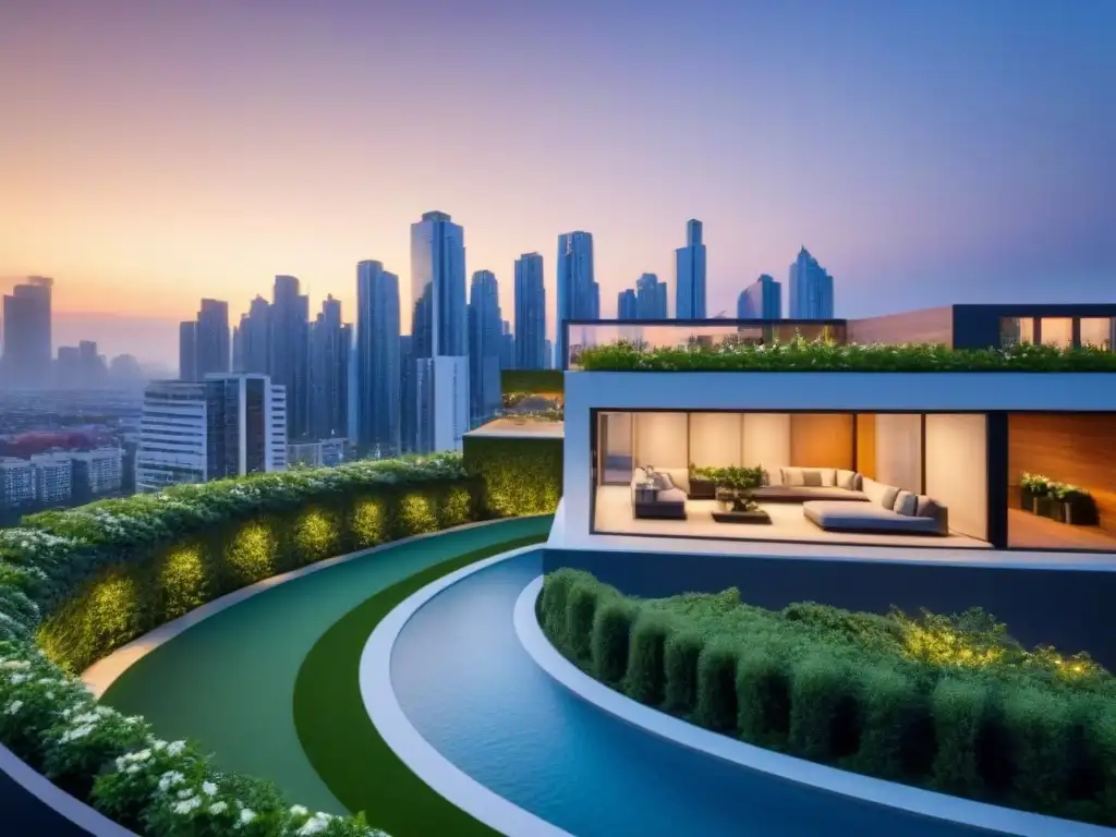 Edificio residencial ultramoderno: diseño innovador y sostenible en la ciudad Edificio residencial ultramoderno con diseño innovador y adaptabilidad del diseño residencial internacional en paisaje urbano vibrante
