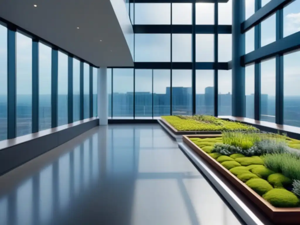Edificio sostenible: innovación y armonía con el entorno Un edificio sostenible con ventilación natural y diseño innovador