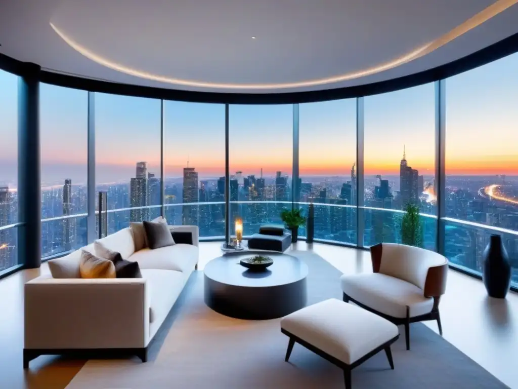 Penthouse de lujo con vista panorámica en ciudad vibrante Elegante penthouse de lujo con vista a la ciudad para inversión propiedades lujo mercado internacional