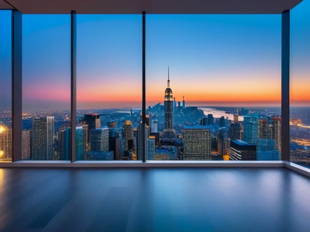 Penthouse de lujo con vista panorámica a la ciudad Elegante penthouse con vista a la ciudad para inversionistas globales mercado inmobiliario internacional