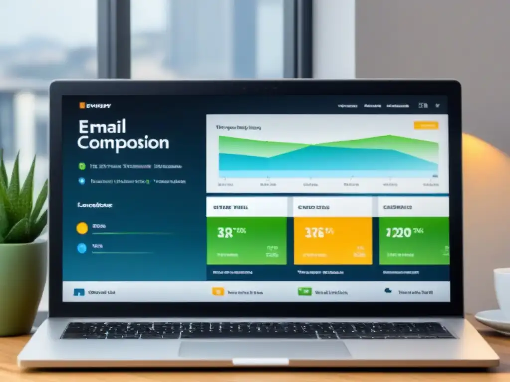 Panel de email marketing para clientes internacionales de bienes raíces Emocionantes estrategias de marketing inmobiliario internacional en pantalla