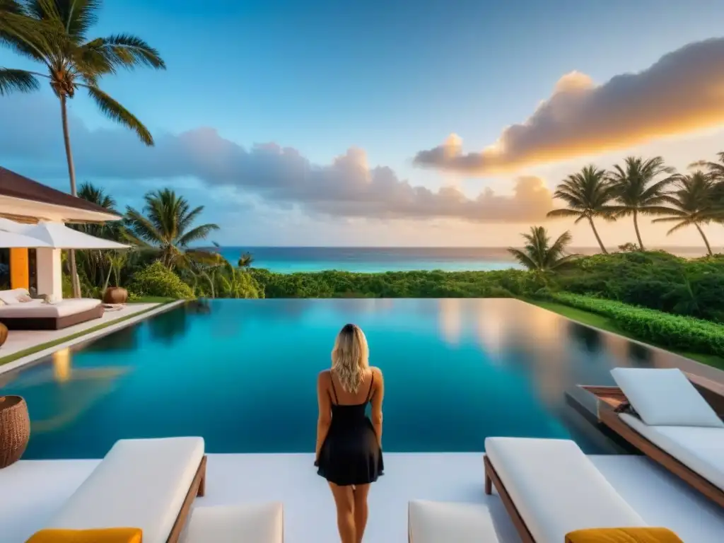 Villa de lujo en paraíso tropical con piscina infinita y vistas al mar Escapada de lujo en paraíso tropical con piscina infinita y vistas al mar