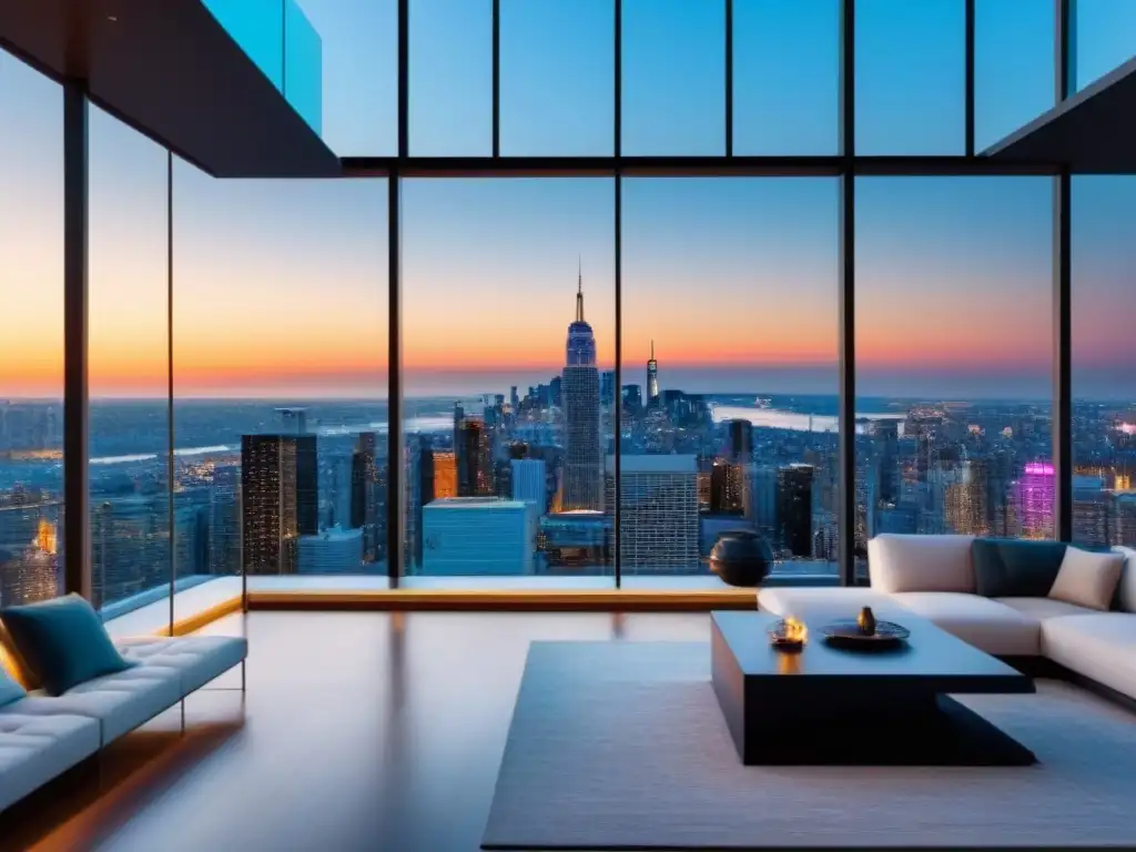 Espléndido penthouse con piscina y vistas panorámicas de la ciudad Espectacular penthouse de lujo con piscina privada y vista panorámica a la ciudad