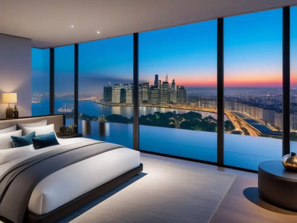 Penthouse de lujo con vista panorámica en ciudad vibrante Espectacular penthouse moderno con vista panorámica de la ciudad para inversionistas globales mercado inmobiliario