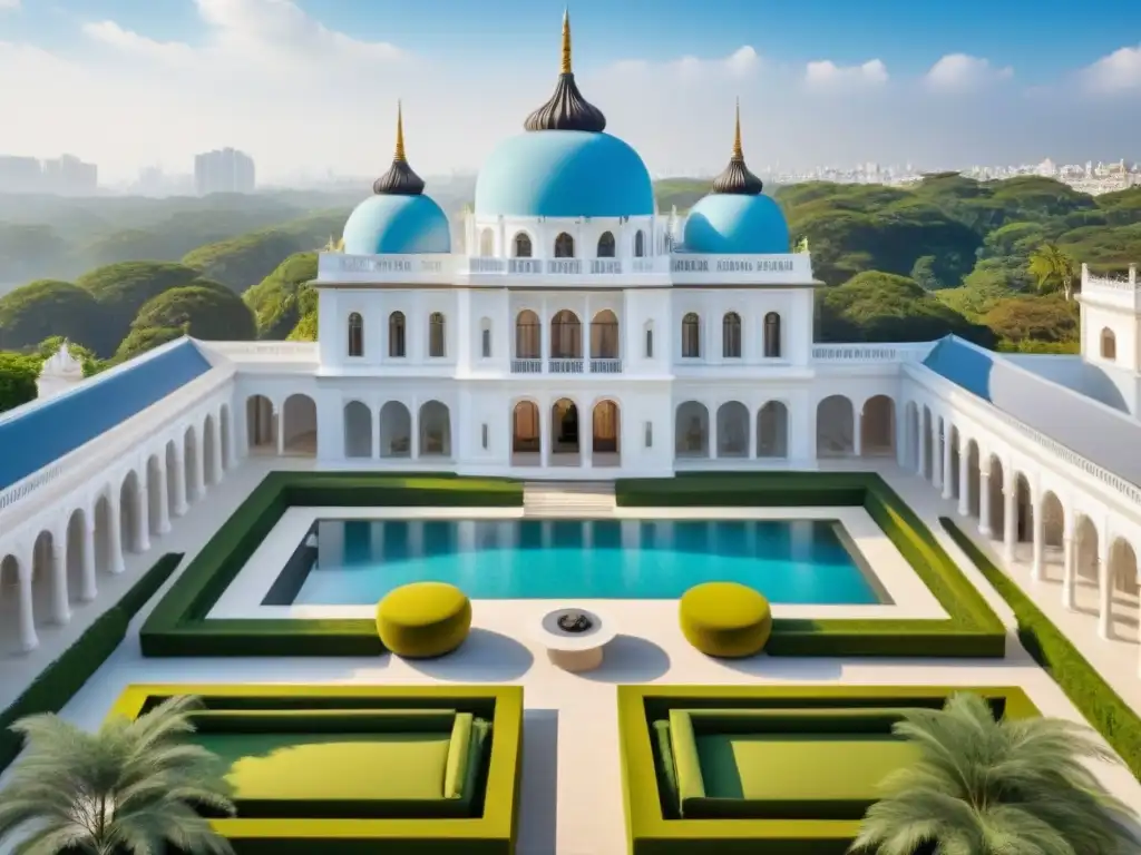 Palacio real histórico convertido en residencia de lujo moderna Espléndido palacio real renovado en residencia moderna de lujo, fusionando historia con diseño contemporáneo