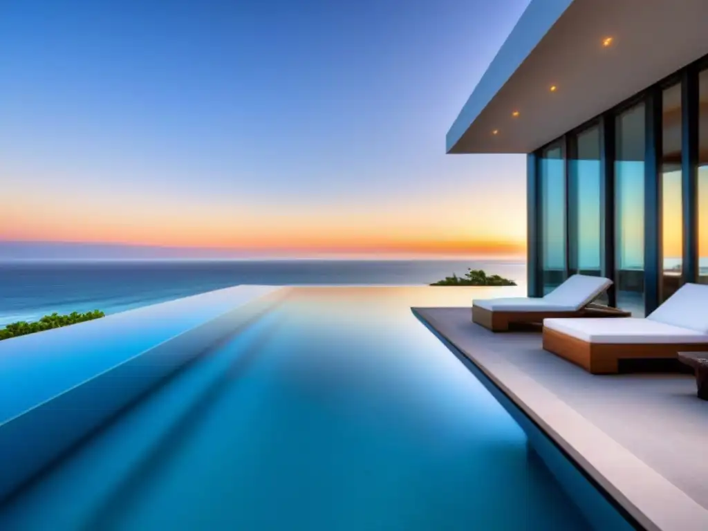 Villa de lujo frente al mar con piscina infinita y vistas impresionantes Exclusiva villa frente a la playa con piscina infinita y vistas al mar