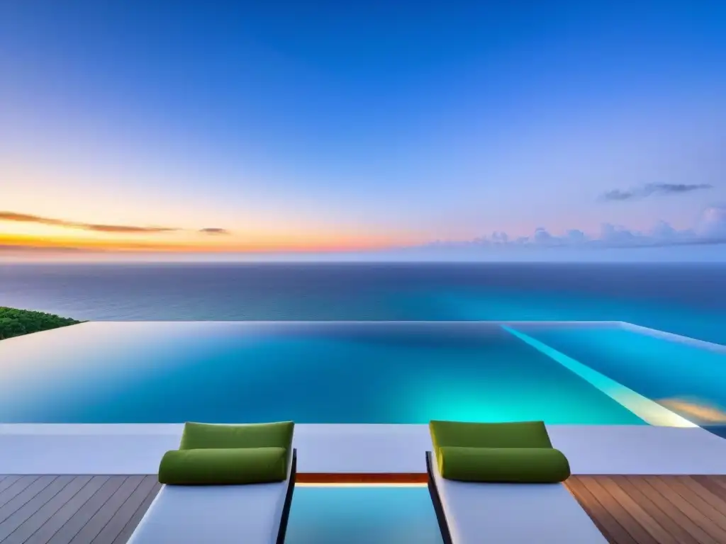 Propiedad de lujo junto al mar con diseño elegante y vistas panorámicas Exclusiva propiedad de alquiler vacacional frente a la playa con diseño elegante y moderno