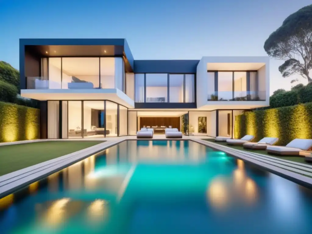 Residencia de lujo: diseño moderno y elegante con piscina Exclusiva propiedad de lujo con diseño moderno, piscina y jardín
