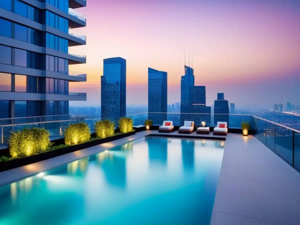 Condominio de lujo con vistas panorámicas y diseño contemporáneo Un exclusivo complejo de condominios de alta gama con vistas panorámicas a la ciudad