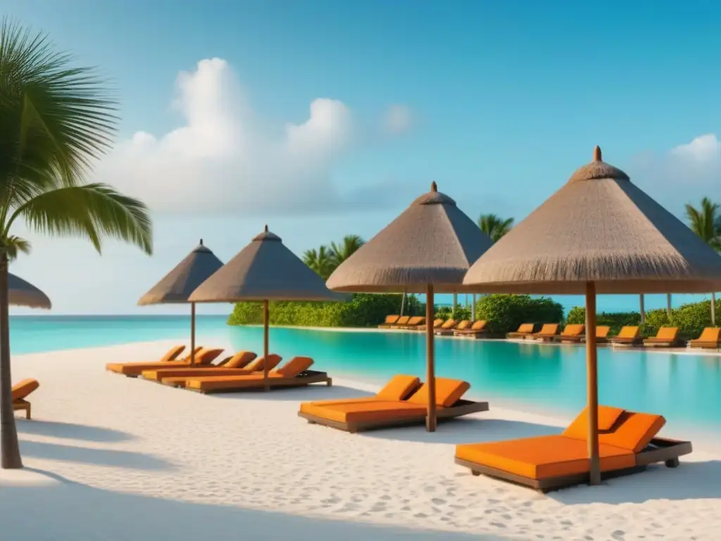 Resort de lujo: aguas turquesas y exclusividad Un exclusivo complejo de tiempo compartido con aguas turquesas cristalinas y prácticas desleales en tiempo compartido