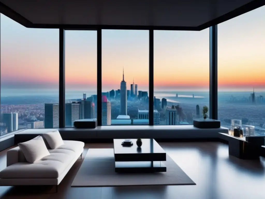 Lujo urbano: Penthouse moderno en Europa del Este Un exclusivo penthouse en Europa del Este