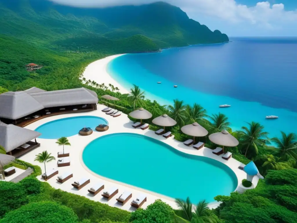 Resort de lujo entre montañas y aguas turquesa Un exclusivo resort de tiempo compartido internacional en un paraíso tropical