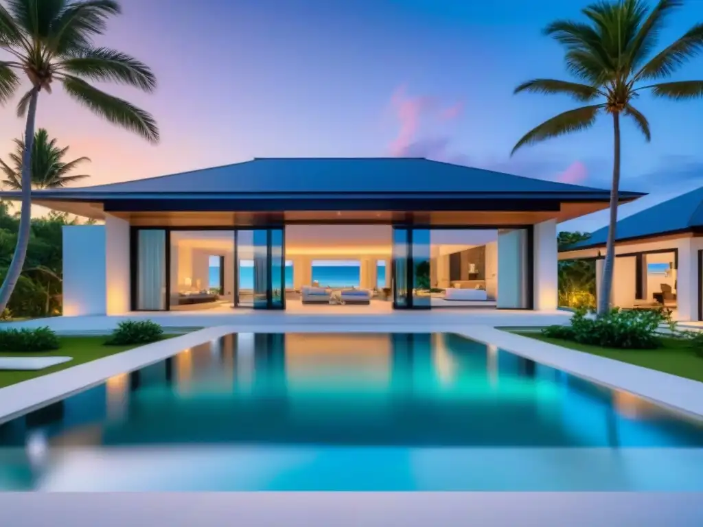 Paraíso playero: lujo y naturaleza en propiedad vacacional Experiencia marca única propiedad vacacional: lujosa propiedad en la playa con diseño moderno y vistas impresionantes al mar