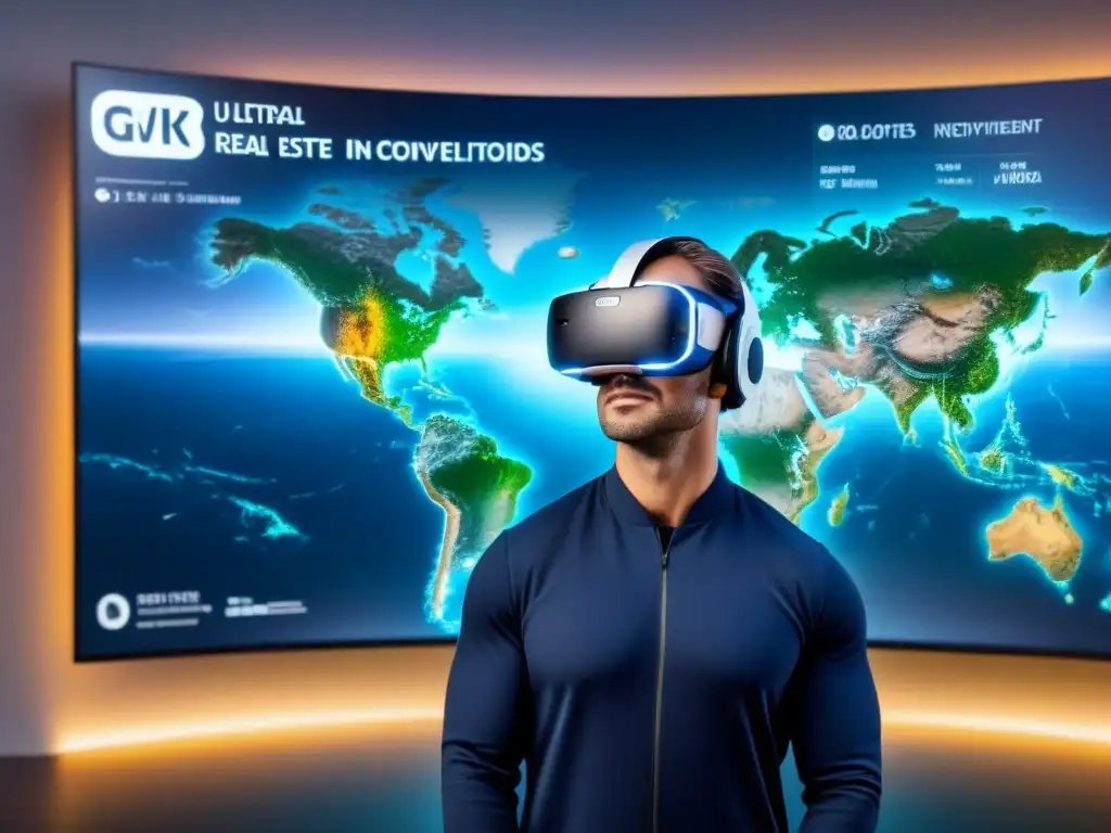 Portafolio inmobiliario global: Realidad virtual futurista en 8k Descubre el futuro de las inversiones inmobiliarias internacionales en realidad virtual